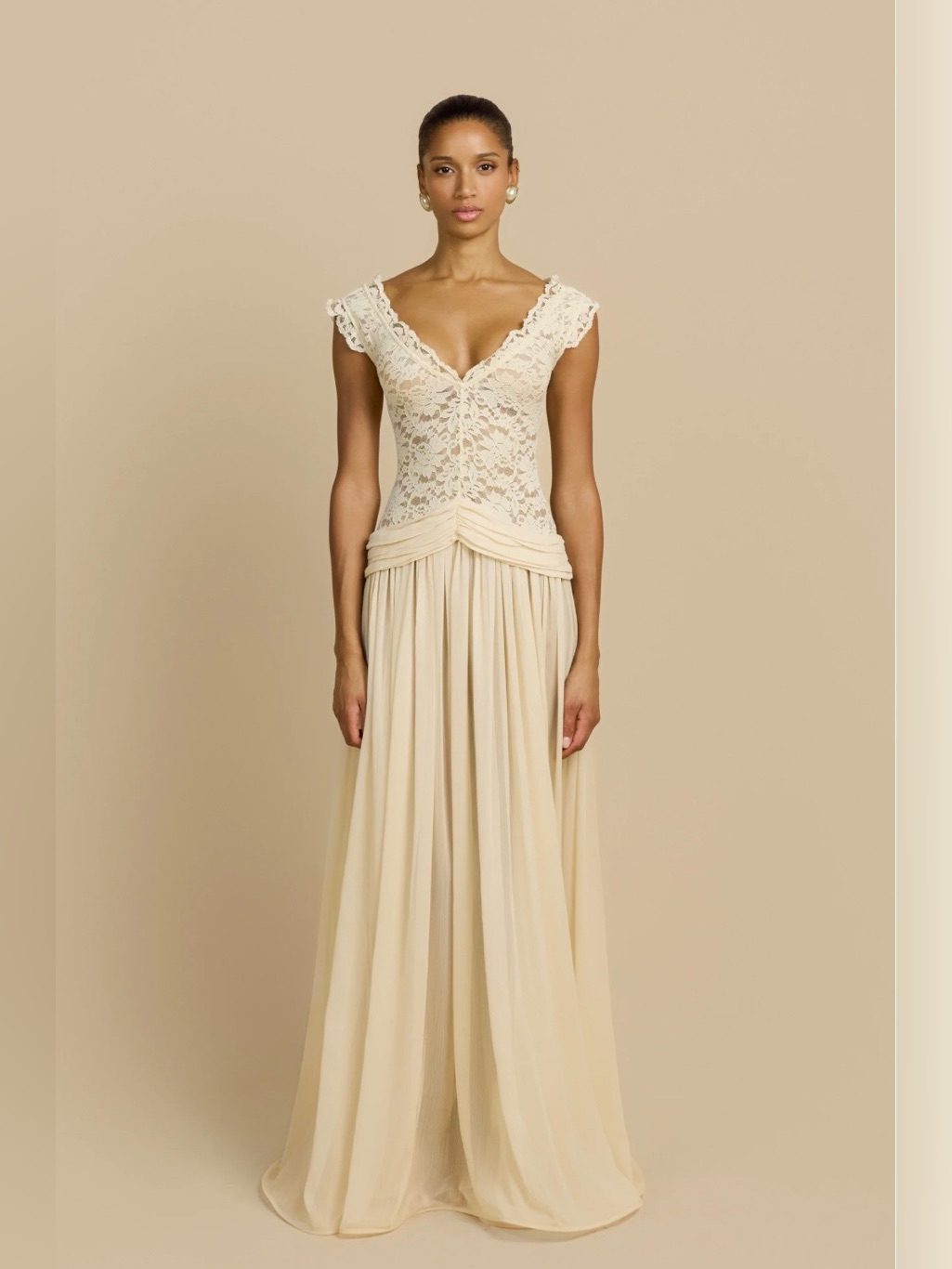 Arcina Ori Arabella Dress Beige Xs